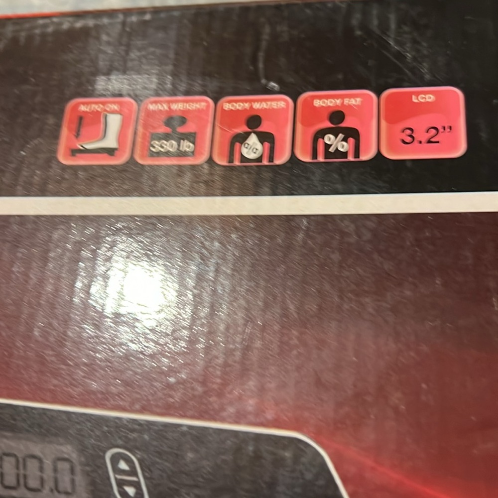 NEW HEALTH SMART BODY FAT/HYDRATION DIGITAL SCALE ! - Picture 5 of 12